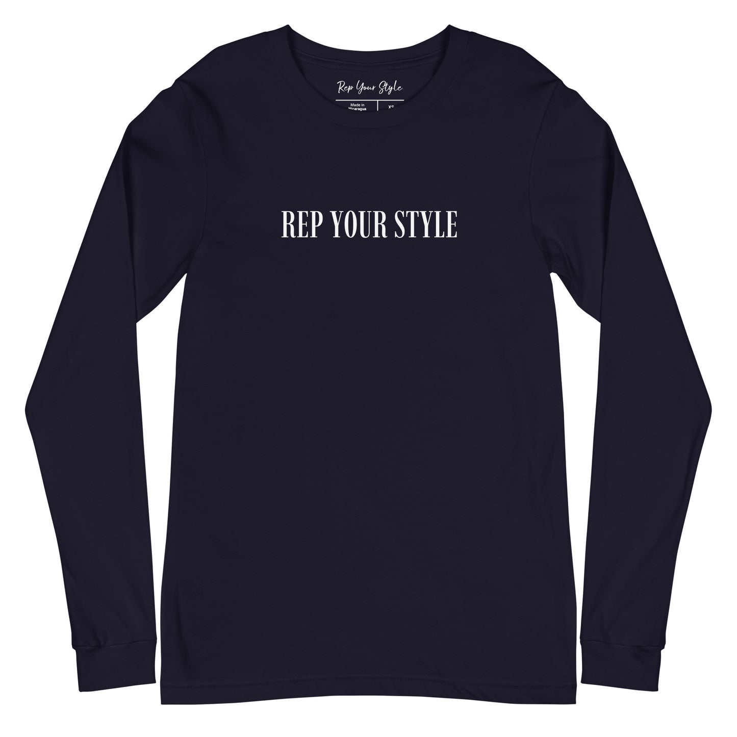 Beauty comes in all sizes navy long sleeve