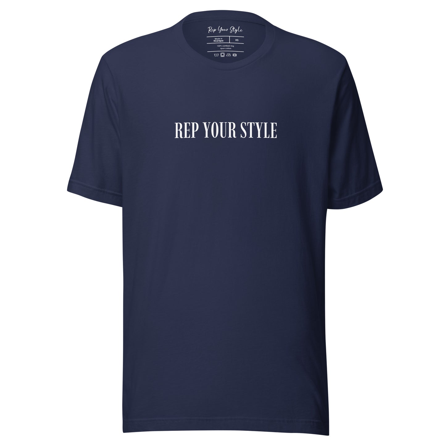 Beauty comes in all sizes navy t-shirt