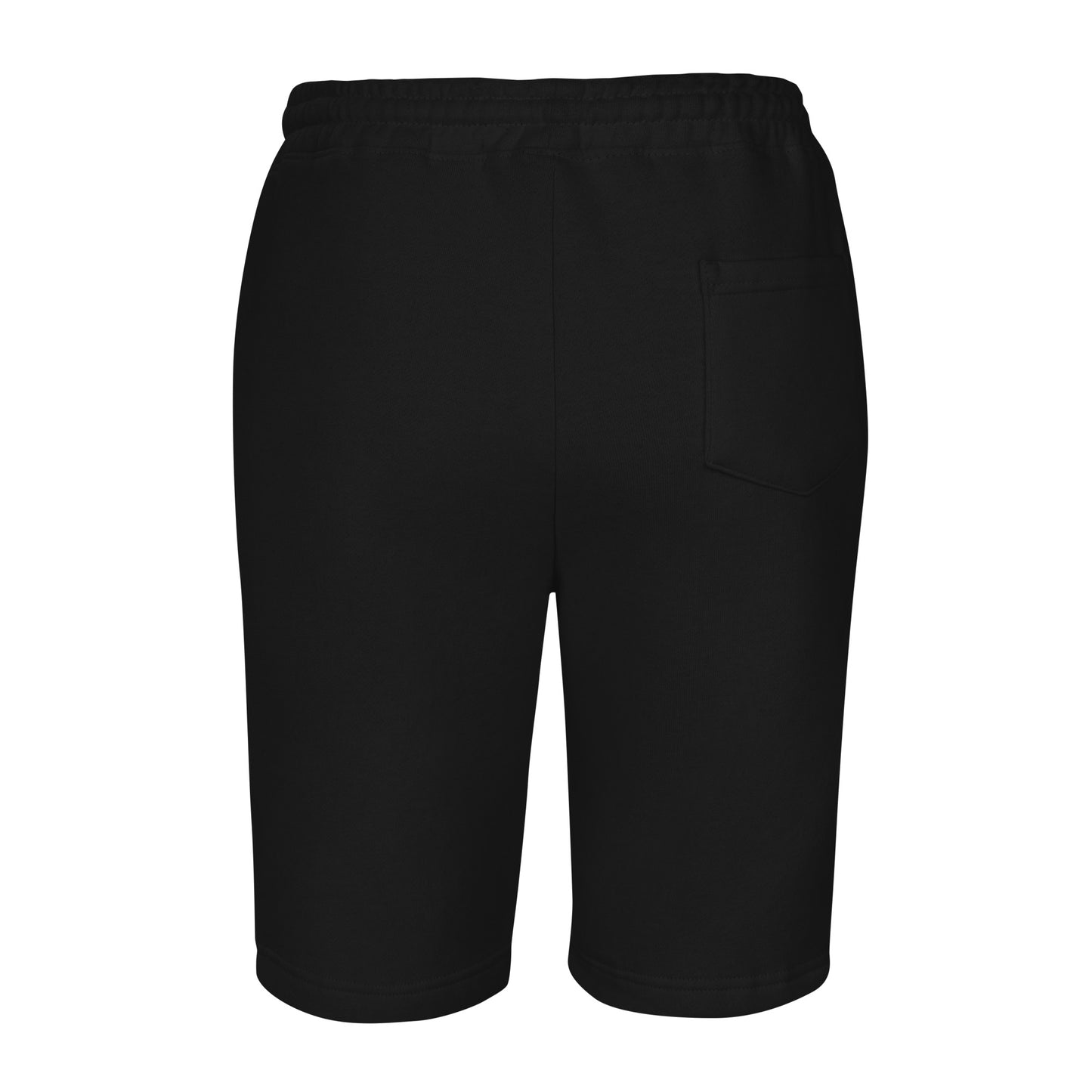 Black fleece shorts