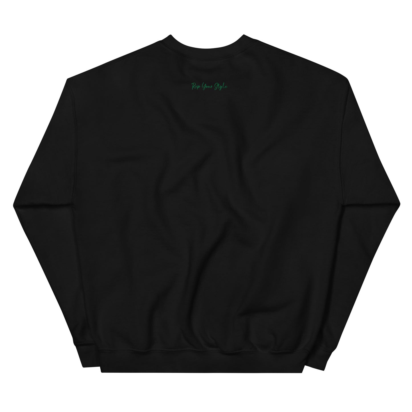 Luckylefty green writing sweatshirt