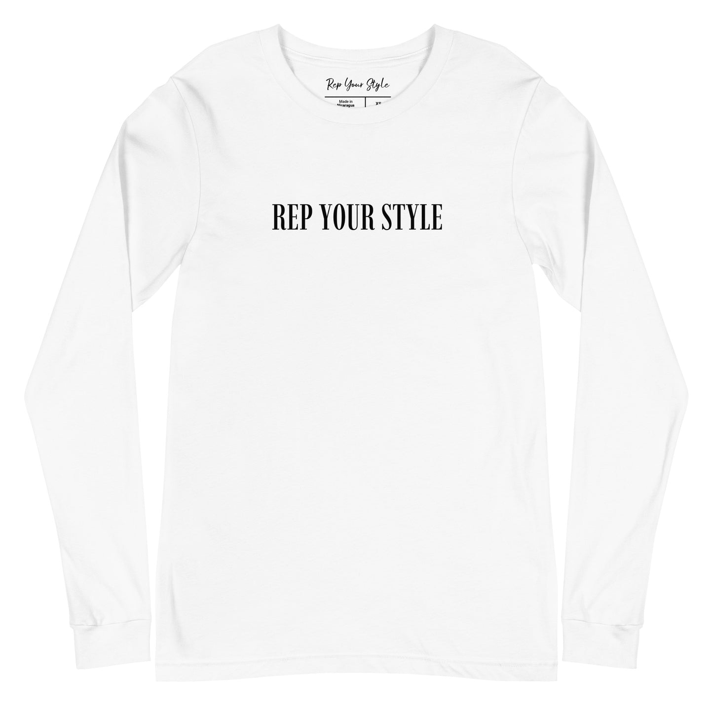 Beauty comes in all sizes white long sleeve