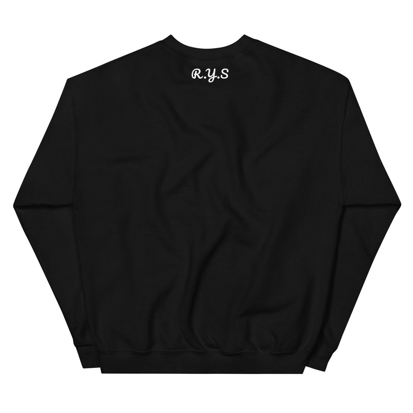 Unisex black sweatshirt