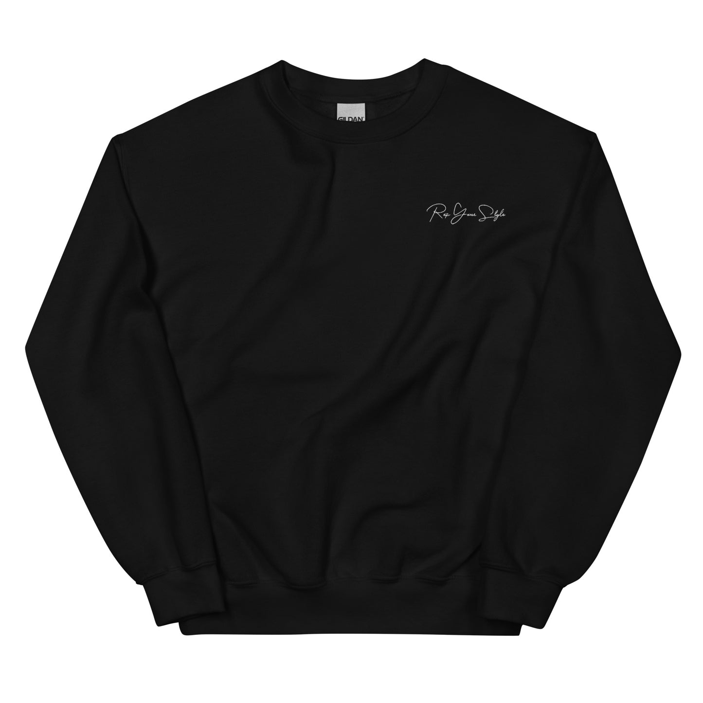 Unisex black sweatshirt
