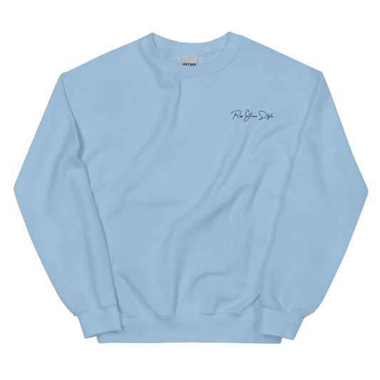 Unisex light blue sweatshirt